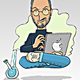 Illustration for article titled iCON: emCurb Your Enthusiasm/em Meets Fake Steve Jobs